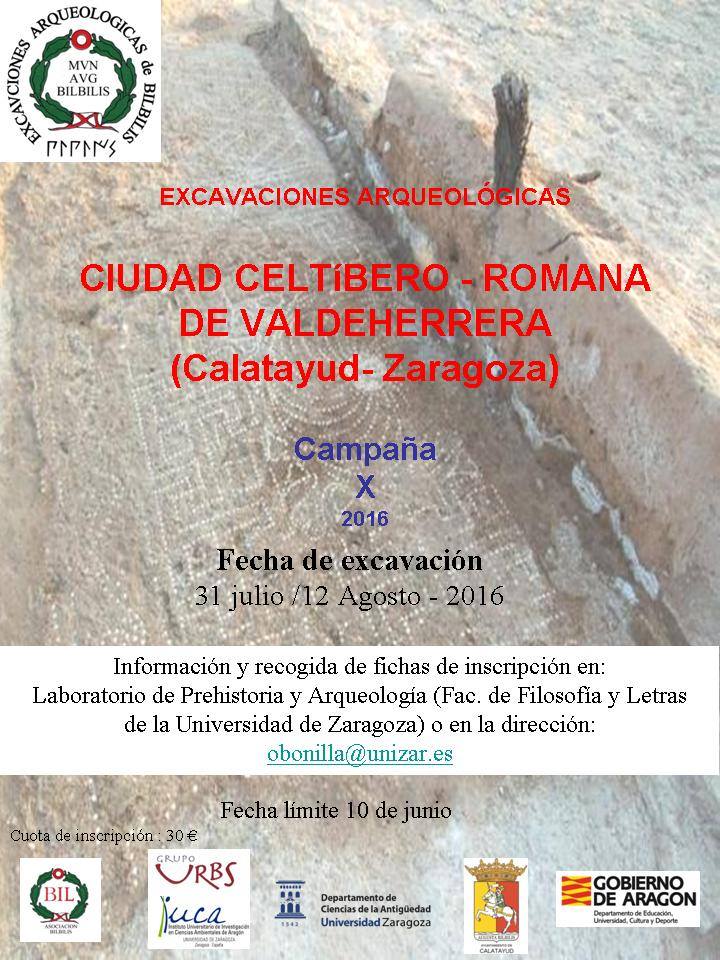#excavando2016 :: X Campaña de excavaciones en Valdeherrera, (Calatayud, Zaragoza) del 31jul al 12ago16